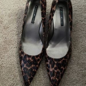 Bandolino Boberry Animal Print Heels Size 9.5